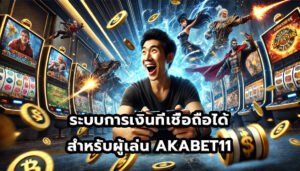 ระบบการเงินที่เชื่อถือได้สำหรับผู้เล่น AKABET11-8