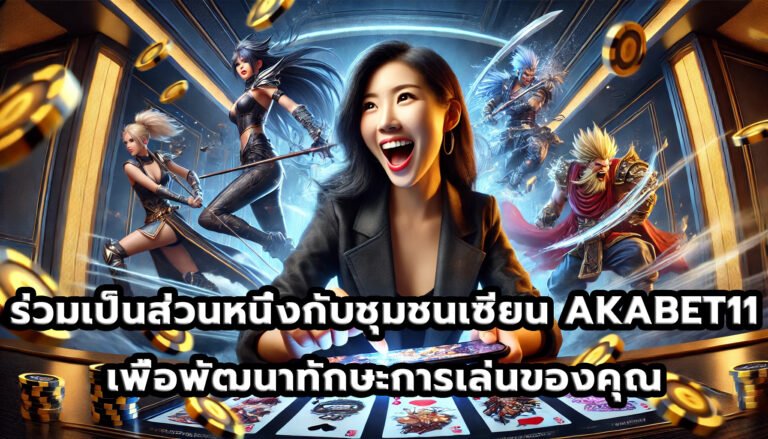 ร่วมเป็นส่วนหนึ่งกับชุมชนเซียน AKABET11เพื่อพัฒนาทักษะการเล่นของคุณ-9