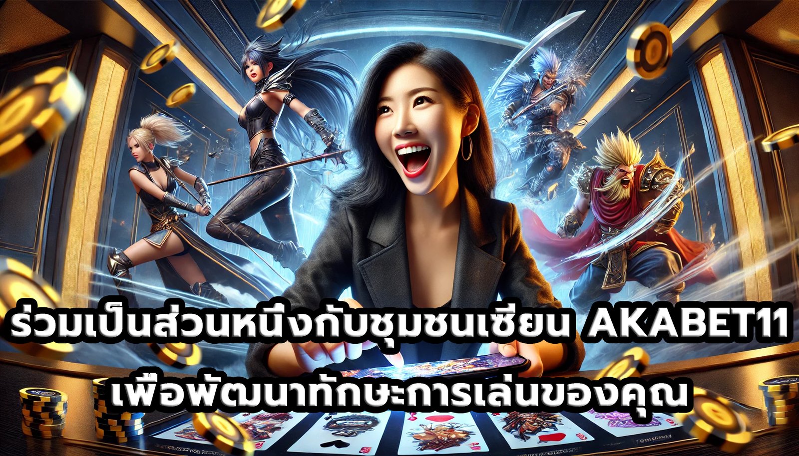 ร่วมเป็นส่วนหนึ่งกับชุมชนเซียน AKABET11เพื่อพัฒนาทักษะการเล่นของคุณ-9